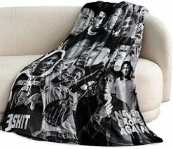 QNDYH Hip Hop Theme Blanket Flannel Blankets Ultra-Soft Warm Air Conditioning Nap Blankets 50"x40" Green -Electric Blankets Sales 2022 51oVNdlokrL. AC 1