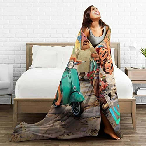 AOAOSET Aoaoset Anime Super Soft And Comfortable Flannel Fleece Cartoon Blanket, Suitable For Room Children Adult Bed Sofa Living Room Air Conditioning Blanket 50inchX40inch Black 4 AOAOSET Aoaoset Anime Super Soft And Comfortable Flannel Fleece Cartoon Blanket, Suitable For Room Children Adult Bed Sofa Living Room Air Conditioning Blanket 50inchX40inch Black - Image 2