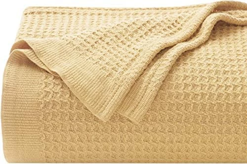 Kotton Culture 100% Cotton Waffle Weave Soft Blanket For Bed Or Couch, All-Season, Machine-Washable, Honeycomb Blanket (Teal, Queen 90 X 90 Inches) 12 Kotton Culture 100% Cotton Waffle Weave Soft Blanket For Bed Or Couch, All-Season, Machine-Washable, Honeycomb Blanket (Teal, Queen 90 X 90 Inches) - Image 10
