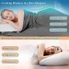 Kpblis Cooling Bamboo Blankets For Hot Sleepers, Light Blanket, Lightweight Summer Blankets Queen Size, Thin Blankets For Summer, Cool Blankets For Hot Sleepers (79x91 Inches, Charcoal)
