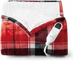 Bedsure Plaid Heated Throw Blanket - Fleece Electric Blanket With Safe & Warm Grey Plaid Pattern, Heated Blanket With 6 Heating Levels & 4 Time Settings, 3 Hours Auto-Off (50x60 Inches) -Electric Blankets Sales 2022 51rIrfT2DCL. AC