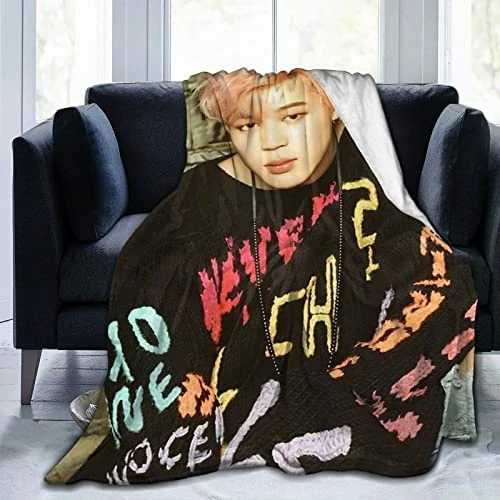 UJJHMRR Flannel J-Hope Jimin Jungkook Blanket,Sofa Bed Blanket, Suitable For Birthday For Friends And Relatives 50"X40" Jimin3 12 UJJHMRR Flannel J-Hope Jimin Jungkook Blanket,Sofa Bed Blanket, Suitable For Birthday For Friends And Relatives 50"X40" Jimin3 - Image 10