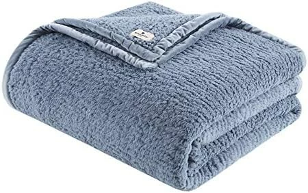 Woolrich Burlington Luxury Berber Blanket Ivory 90*90 Full/Queen Size Premium Soft Cozy Soft Berber For Bed, Coach Or Sofa 9 Woolrich Burlington Luxury Berber Blanket Ivory 90*90 Full/Queen Size Premium Soft Cozy Soft Berber For Bed, Coach Or Sofa - Image 7