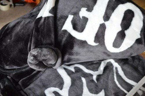 Silicon Valley Textile Sons Of Anarchy 79" X 94" Plush Queen Size Blanket (SAMCRO Fear The Reaper Logo) 5 Silicon Valley Textile Sons Of Anarchy 79" X 94" Plush Queen Size Blanket (SAMCRO Fear The Reaper Logo) - Image 3