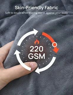 Weighted Heating Pad For Neck And Shoulders, Evajoy 14" X 20" Electric Heating Pad For Pain Relief With 4 Heat Levels, BPA-Free Glass Beads, 2H Shut-Off Timer, Machine Washable 12 Weighted Heating Pad For Neck And Shoulders, Evajoy 14" X 20" Electric Heating Pad For Pain Relief With 4 Heat Levels, BPA-Free Glass Beads, 2H Shut-Off Timer, Machine Washable -Electric Blankets Sales 2022 51sWxey4QRL