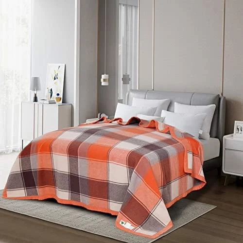 YOUR MOON Pure Merino Wool Blanket Queen Size, 100% Australian Natural Wool Bed Blanket, Washable Wool Blanket Throw, Hypoallergenic- Non-Itchy Or Scratchy Fabric (Coffee) 7 YOUR MOON Pure Merino Wool Blanket Queen Size, 100% Australian Natural Wool Bed Blanket, Washable Wool Blanket Throw, Hypoallergenic- Non-Itchy Or Scratchy Fabric (Coffee) - Image 5