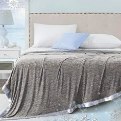 COMFLIVE 100% Bamboo Blanket For Hot Sleepers, Cooling Blanket Queen Size, Lightweight Summer Blanket,Double-Side And Satin Trim Blankets, Transfer Heat To Keep Cold On Warm Night (Cream, Queen) 26 COMFLIVE 100% Bamboo Blanket For Hot Sleepers, Cooling Blanket Queen Size, Lightweight Summer Blanket,Double-Side And Satin Trim Blankets, Transfer Heat To Keep Cold On Warm Night (Cream, Queen) -Electric Blankets Sales 2022 51t3Qad iBL. AC