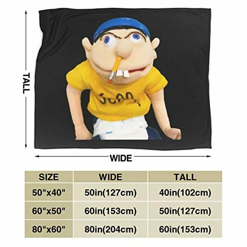 Baulerd SML Jeffy Merchandise Ultra-Soft Micro Fleece Blanket 60"" X50 5 Baulerd SML Jeffy Merchandise Ultra-Soft Micro Fleece Blanket 60"" X50 - Image 3