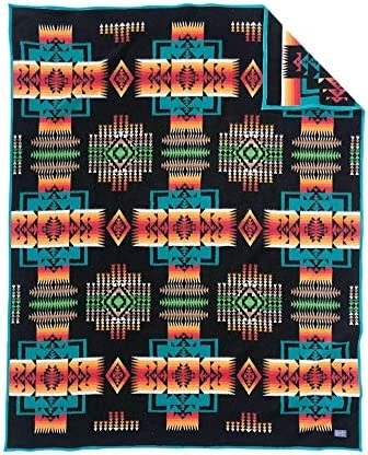 Pendleton Chief Joseph Wool Blanket Blue 9 Pendleton Chief Joseph Wool Blanket Blue - Image 8