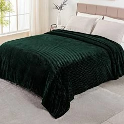 Exclusivo Mezcla Diamond Ultra Soft Fleece Blanket, Queen Size Flannel Blankets For Bed (Deep Red , 86 X 90 Inches) - Cozy, Warm And Lightweight -Electric Blankets Sales 2022 51tnPekw4vL. AC