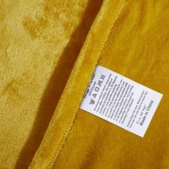 COCOPLAY W Mustard Yellow Throw Blanket, Flannel Fleece 50×60 Inches, All Season Microfiber Velvet Super Luxury Lightweight Warm Soft Cozy Blanket For Bed, Couch, Car Striped-light Purple -Electric Blankets Sales 2022 51tpIXf4xuL