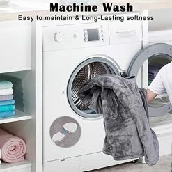 Eopecles Heated Blanket Electric Blanket Twin Size, Reversible Flannel 62" X 84" For Twin Bed, With 8 Hour Auto Off & 3 Heating Levels, Fast Heating Blanket-ETL Certification, Machine Washable,Grey -Electric Blankets Sales 2022 51u8dXW2dYL