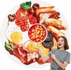 BATTILO HOME Interesting Steak Food Blanket, Funny Soft Large Flannel Gift Food Blankets For Adlts Pets Friends Couch Bed Sofa Travel, Diameter 71 Inch Flower Waffle 26 BATTILO HOME Interesting Steak Food Blanket, Funny Soft Large Flannel Gift Food Blankets For Adlts Pets Friends Couch Bed Sofa Travel, Diameter 71 Inch Flower Waffle -Electric Blankets Sales 2022 51ugeUX2OqL. AC