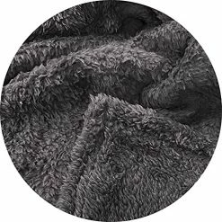 Brentfords Teddy Fleece Blanket Large Throw Over Bed Plush Super Soft Warm Sofa Bedspread, Charcoal Grey - 60" X 78"… -Electric Blankets Sales 2022 51vKNvkQWLL