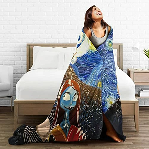 Qwrgh Super Soft Flannel Blanket 3D Printing Lightweight Warm Blanket Universal All Season 4-80"x60" 7 Qwrgh Super Soft Flannel Blanket 3D Printing Lightweight Warm Blanket Universal All Season 4-80"x60" - Image 5