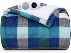 Westinghouse Electric Blanket Heated Blanket, Plaid Sherpa Heating Blanket, 10 Heating Levels & 1 To 12 Hours Heating Time Settings, Green Plaid, 62"x84" Twin Size 14 Westinghouse Electric Blanket Heated Blanket, Plaid Sherpa Heating Blanket, 10 Heating Levels & 1 To 12 Hours Heating Time Settings, Green Plaid, 62"x84" Twin Size -Electric Blankets Sales 2022 51wR8hMKELL. AC