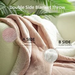 Gotcozy Heated Blanket Electric Throw 50''X60''- Soft Silky Plush Electric Blanket With 4 Heating Level & 3 Hour Auto Off Heating Blanket, ETL Certified Machine Washable (Rose Dust) -Electric Blankets Sales 2022 51wRnyUc3fL
