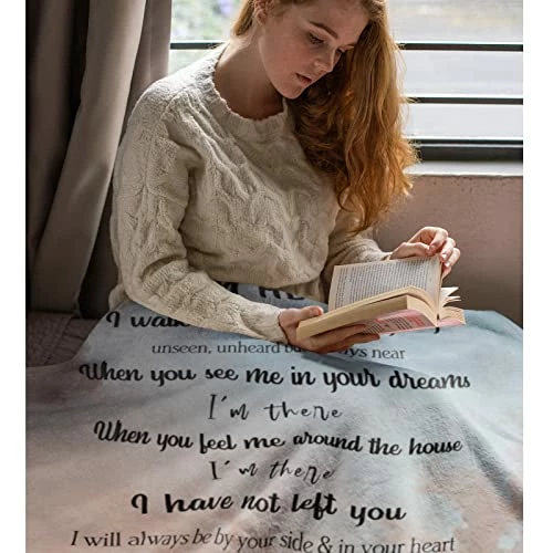 Yamco Bereavement Gifts Blanket - In Memory Of Loved One Gifts - Sympathy Gift For Loss Of Mother- Memorial Gifts 60"x 50" - Memorial Gifts For Loss Of Father - Dog Memorial Gifts - Remembrance Gifts Color 1 8 Yamco Bereavement Gifts Blanket - In Memory Of Loved One Gifts - Sympathy Gift For Loss Of Mother- Memorial Gifts 60"x 50" - Memorial Gifts For Loss Of Father - Dog Memorial Gifts - Remembrance Gifts Color 1 - Image 6