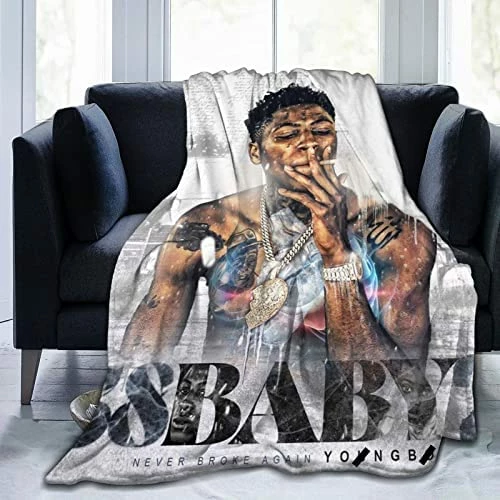 PETER HAWKINS Hip Hop Blanket Flannel Blankets Ultra-Soft Warm Air Conditioning Nap Blankets 50"x40" Style5 9 PETER HAWKINS Hip Hop Blanket Flannel Blankets Ultra-Soft Warm Air Conditioning Nap Blankets 50"x40" Style5 - Image 7