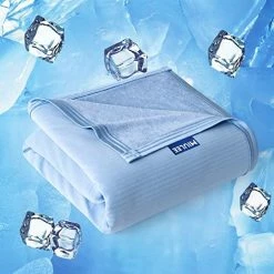MIULEE Cooling Blanket Lightweight Breathable Summer Blanket Absorbs Heat Keep Cool, Japanese Q-Max>0.43 Cooling Fiber, Bamboo Blankets For Hot Sleepers Night Sweats Twin/Full Size 60" X 80"(Grey) 18 MIULEE Cooling Blanket Lightweight Breathable Summer Blanket Absorbs Heat Keep Cool, Japanese Q-Max>0.43 Cooling Fiber, Bamboo Blankets For Hot Sleepers Night Sweats Twin/Full Size 60" X 80"(Grey) -Electric Blankets Sales 2022 51xA6bD27mL. AC