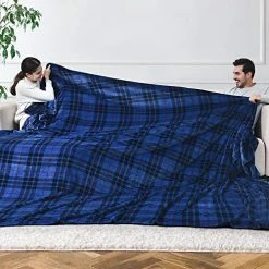 Ultracozy Big Oversized Blanket, 100x100 Inches King Sized Blanket, Double Sided Flannel, Weighted Fleece Blanket For Bed, Couch Throw, Family Blanket, Machine Washable Blue Black 28 Ultracozy Big Oversized Blanket, 100x100 Inches King Sized Blanket, Double Sided Flannel, Weighted Fleece Blanket For Bed, Couch Throw, Family Blanket, Machine Washable Blue Black -Electric Blankets Sales 2022 51xTJhWGa8L. AC 1