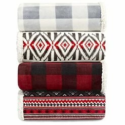 Eddie Bauer - Queen Blanket, Reversible Sherpa Fleece Bedding, Buffalo Plaid Home Decor For All Seasons (Red Check, Queen) Chrome Grey/white 20 Eddie Bauer - Queen Blanket, Reversible Sherpa Fleece Bedding, Buffalo Plaid Home Decor For All Seasons (Red Check, Queen) Chrome Grey/white -Electric Blankets Sales 2022 51xWFIfyYqL