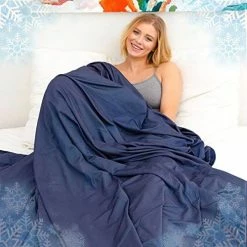 Ailemei Direct Cooling Blanket With Double Sided Cold Effect, Twin/Full Size Lightweight Breathable Summer Blankets For Bed, Transfer Heat To Keep Body Cool For Hot Sleepers And Night Sweats, 60"x90" Khaki Stripe -Electric Blankets Sales 2022 51xbvsxZxIL. AC