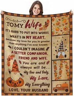 MAST DOO To My Wife Blanket From Husband, Gifts For Wife Wedding Anniversary Romantic Gifts For Her, Hallowen Christmas Valentines Birthday Gifts For Wife, Wife Blanket 50"x60" To My Wife -06 27 MAST DOO To My Wife Blanket From Husband, Gifts For Wife Wedding Anniversary Romantic Gifts For Her, Hallowen Christmas Valentines Birthday Gifts For Wife, Wife Blanket 50"x60" To My Wife -06 -Electric Blankets Sales 2022 51yTjscr6CL. AC