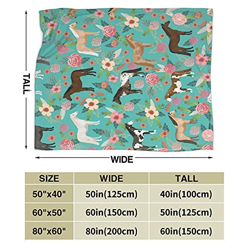 Scroll Sport Multi Theme Blanket Size Lightweight Super Soft Comfortable Luxury Bed Blanket Microfiber (Flower Horse, 40"x50") 5 Scroll Sport Multi Theme Blanket Size Lightweight Super Soft Comfortable Luxury Bed Blanket Microfiber (Flower Horse, 40"x50") - Image 3