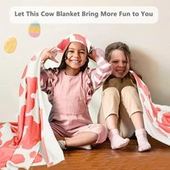 KING DARE Cow Blanket Pink Cow Printing Throw Gift For Kids Adults Couch Bed Cow Decor (Cows Patten-Pink, 50x60) Cows Print-spot 19 KING DARE Cow Blanket Pink Cow Printing Throw Gift For Kids Adults Couch Bed Cow Decor (Cows Patten-Pink, 50x60) Cows Print-spot -Electric Blankets Sales 2022 51yV8mkLcIL