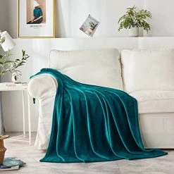 ZYL Flannel Fleece Throw Blanket, Soft Lightweight All-Season Plush Blanket, Microfiber Fluffy Blanket For Couch Bed Sofa,Solid Color Pattern (Purple,50" X 60") -Electric Blankets Sales 2022 51z1VLkx1ML. AC