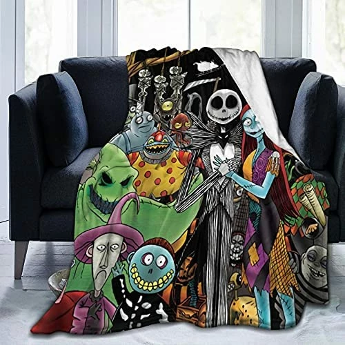 Guvaola Halloween Flannel Fleece Blanket, Air Conditioning Blanket,All-Season Velvet Blanket For Bed,Sofa,Car 50"x40" White10 17 Guvaola Halloween Flannel Fleece Blanket, Air Conditioning Blanket,All-Season Velvet Blanket For Bed,Sofa,Car 50"x40" White10 - Image 15