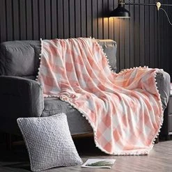 U UQUI Buffalo Plaid Blanket Twin Size Flannel Fleece Blanket Nap Fuzzy Blanket For Office Couch Check Lightweight Velvet Plush Travel Outdoor Warm, Red And White, 60"x80" A:yellow -Electric Blankets Sales 2022 51zJoUY9rL. AC