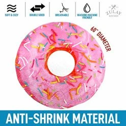 Zulay Kitchen Zulay (60 Inch) Giant Glazed Donut Blanket - Novelty Big Donut Blanket Adult And Kids - Premium Soft Flannel Round Pink Glazed Donut Blanket For Indoors, Outdoors, Travel, Home And More -Electric Blankets Sales 2022 51zUMzhUDTL