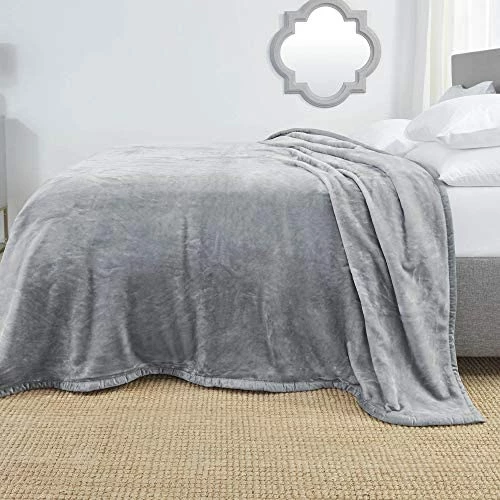 Clara Clark Fleece Blanket, Raschel Mink Faux Fur Blanket, Ultra Plush Blanket, Cozy And Warm Blanket, 55 X 82, Solid Eggplant 16 Clara Clark Fleece Blanket, Raschel Mink Faux Fur Blanket, Ultra Plush Blanket, Cozy And Warm Blanket, 55 X 82, Solid Eggplant - Image 14