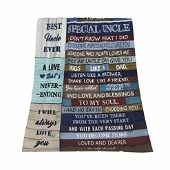 Mubpean Uncle Gifts Blanket - Best Uncle Gifts - Gifts For Uncle - Uncle Gifts From Niece And Nephew - Uncle Birthday Gifts - Gifts For Uncles From Nieces - Best Uncle Ever Gift Ideas Blankets 60"x50" -Electric Blankets Sales 2022 51zkFJ7kqdL