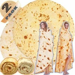 Innocedear Burritos Blanket,2 Pack Double Side Flannel Tortilla Blanket 71 Inches,Comfortable Soft Novelty Giant Taco Blanket,Funny Gag Gifts For Adults&Kids-Style 1 20 Innocedear Burritos Blanket,2 Pack Double Side Flannel Tortilla Blanket 71 Inches,Comfortable Soft Novelty Giant Taco Blanket,Funny Gag Gifts For Adults&Kids-Style 1 -Electric Blankets Sales 2022 51znmGVay2L. AC