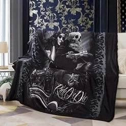 Meikeren Ride Or Die Ride Or Die Motorcycle Biker Lovers 60"x80" Inch Luxury Royal Plush Blanket Rose Décor Style 1 -Electric Blankets Sales 2022 51zt7aToioL. AC