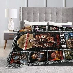 Cercyon Horror Movie Characters Blanket Xmas Halloween Flannel Cozy Plush Blanket Horror Movie2 -Electric Blankets Sales 2022 610aQORxzhL