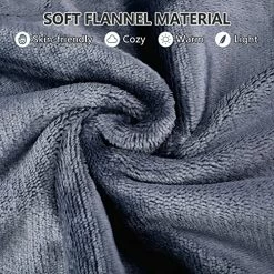 Tuffen Electric Heated Blanket Full Size, Extremely Soft Cozy Flannel Heating Blanket With Single Controller, 10 Heating Levels & 8 Hours Auto-Off, Fast Heating & Machine Washable, 72" X 84" Gray -Electric Blankets Sales 2022 618RRwnqIfL