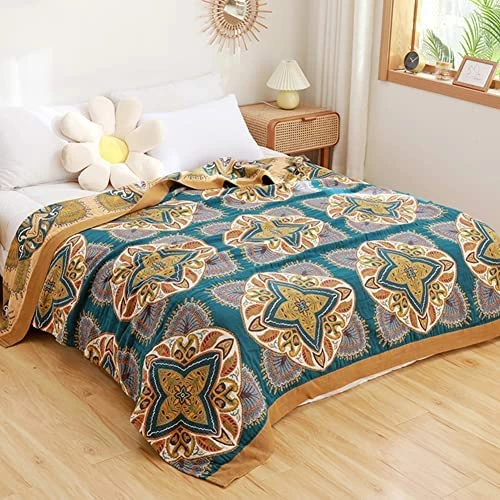 JOOJA Gauze Blanket Cotton Blanket Muslin Soft Blanket Beach Towel Blanket Bath Towels Boho Blanket For Chair Couch 60x31 Rose 14 JOOJA Gauze Blanket Cotton Blanket Muslin Soft Blanket Beach Towel Blanket Bath Towels Boho Blanket For Chair Couch 60x31 Rose - Image 12