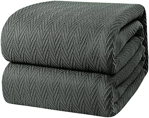 LAMANNI Luxury Thermal Cotton Blankets - Soft, Cozy, Breathable Bed Blanket For Couch Or Bed - All Season (Teal, King) 13 LAMANNI Luxury Thermal Cotton Blankets - Soft, Cozy, Breathable Bed Blanket For Couch Or Bed - All Season (Teal, King) - Image 11
