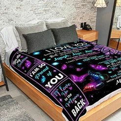 GADGETSTALK (60"x80") Sherpa Blanket - Daughter Blanket From Mom - Gift For Daughter, Never Forget That I Love You My Daughter - Daughter Gift For Birthday, Christmas Bonus Daughter Style 11 20 GADGETSTALK (60"x80") Sherpa Blanket - Daughter Blanket From Mom - Gift For Daughter, Never Forget That I Love You My Daughter - Daughter Gift For Birthday, Christmas Bonus Daughter Style 11 -Electric Blankets Sales 2022 61DJ6NzhFQS