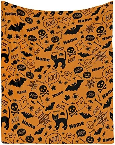 Virudhaka Blanket Halloween Decoration Pumpkin Fleece Lightweight Throws Gift For Birthday Christmas Soft Flannel Blankets For All Season Bed Sofa 60"x80" Twin For Adult 11 Virudhaka Blanket Halloween Decoration Pumpkin Fleece Lightweight Throws Gift For Birthday Christmas Soft Flannel Blankets For All Season Bed Sofa 60"x80" Twin For Adult - Image 9