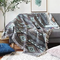 Lqprom Southwest Throw Blankets Aztec Southwest Throws Cover For Couch Chair Sofa Bed Outdoor Beach Travel 51"x63" Color05 -Electric Blankets Sales 2022 61H9HqgZdSL