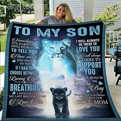 CHAOMIC Fleece Blanket To My Son From Mom Letter Printed Blanket Mom For Son Air Mail Blanket Son Letter Quilts Positive Encourage Love Son's Flannel Blanket Gifts (Love Son-47x60in) To My Son-60*80in -Electric Blankets Sales 2022 61IUybS0YIL. AC