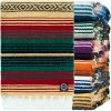 Orizaba Original Rasta Hand Made Mexican Blanket | Yoga Blanket | Beach Blanket | Picnic Blanket | Falsa | Saltillo | Serape - Ikal -Electric Blankets Sales 2022 61OLdyV2BKL