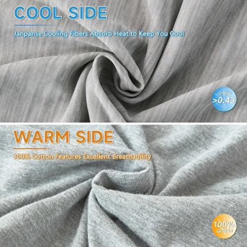 NITOWOLF Cooling Blanket Summer Breathable Blanket Absorbs Body Heat And Keep You Cool, Lightweight Skin-Friendly Bed Blanket Dissipates Heat For Hot Sleeper(59x79inch, Gray) 6 NITOWOLF Cooling Blanket Summer Breathable Blanket Absorbs Body Heat And Keep You Cool, Lightweight Skin-Friendly Bed Blanket Dissipates Heat For Hot Sleeper(59x79inch, Gray) - Image 4