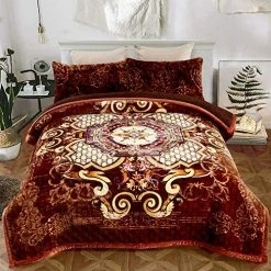 JML Fleece Blanket 79"x 91", 3- Pieces Sherpa Blanket - Super Soft Warm, Korean Style Reversible Embossed Winter Borrego Blanket, Purple Printed - Black Pattern 21 JML Fleece Blanket 79"x 91", 3- Pieces Sherpa Blanket - Super Soft Warm, Korean Style Reversible Embossed Winter Borrego Blanket, Purple Printed - Black Pattern -Electric Blankets Sales 2022 61Pya62XODL. AC 1