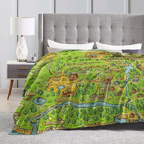Baulerd Stardew Valley Map Ultra-Soft Micro Fleece Blanket 50"" X40 3 Baulerd Stardew Valley Map Ultra-Soft Micro Fleece Blanket 50"" X40